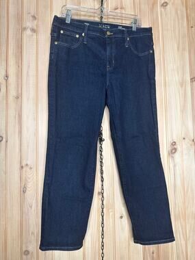 NWOT J. Crew Slim Mid Rise Super Stretch Jeans Dark Wash Blue Denim 31P Petite